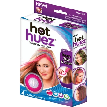 Цветные мелки для волос Umbrella TV Hot Huez 4 цвета (ST-553438389)