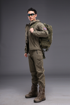 Тактична куртка / вітровка Pave Hawk Softshell olive XL