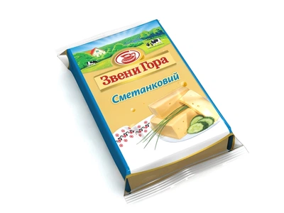 Сир Звени Гора Сметанковий 50% 200гр