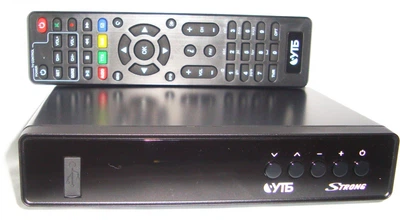 Цифровой спутниковый HD ресивер Strong SRT 7600 Universal для платного ТВ Viasat (Виасат) УТБ
