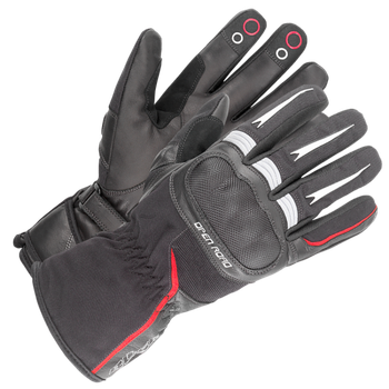 Мотоперчатки Buse Open Road Touring black-red XXXL