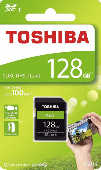 Карта памяти Toshiba SD-Card 128GB High Speed N203 UHS-I U1