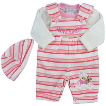 Костюм с полукомбинезоном для девочки Hawk Kids JA7093-в 68 см Белый
