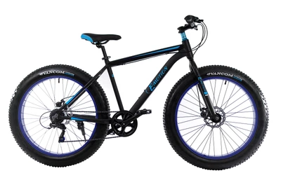 Велосипед E-motion Fatbike GT 26" / рама 19" чёрно-синий (EMFATGT26RAMA19BB)