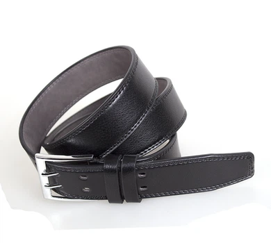 Чоловічий ремінь Dovhani DH3503-8BLACK 140 см Чорний