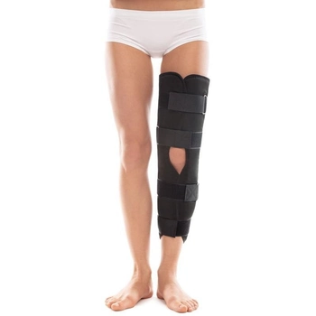 Бандаж для коленного сустава тутор Торос-Груп универсальный фиксация нижней конечности и коленного сустава высота тутора 40 см