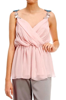 Блуза Pinko 42 Розовый (1B11PA 5503 O92-42)