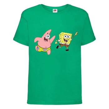 Футболка Спанч Боб 35 (Sponge Bob) зеленая