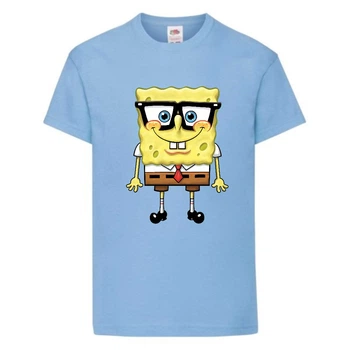 Футболка Спанч Боб 30 (Sponge Bob) світло-блакитна