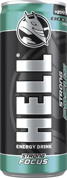 Упаковка енергетичного напою Hell Energy Focus Strong 0.25 мл х 24 банки (5999885747740)