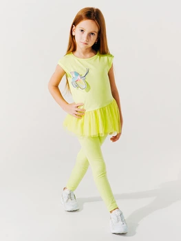 Туника Smil 104 Желтый-салатовый 110529
