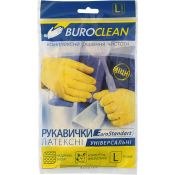 Перчатки хозяйственные BuroClean размер L (10200302)