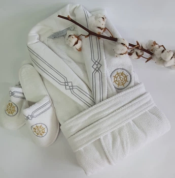 Халат мужской Maison D'or Elegance Marine White L