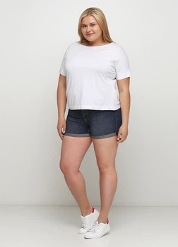 Шорты джинсовые H&M 34 Темно-синий 0398089_зол.пугов.т.син_22