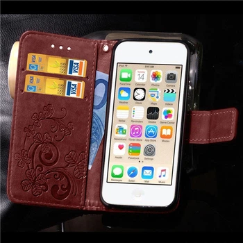 Чехол Clover для iPhone 5 / 5s / SE Книжка кожа PU коричневый