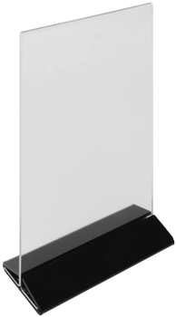 Менюхолдер Wissaider А5 вертикальный 149х210 мм черное основание (WiS-053)