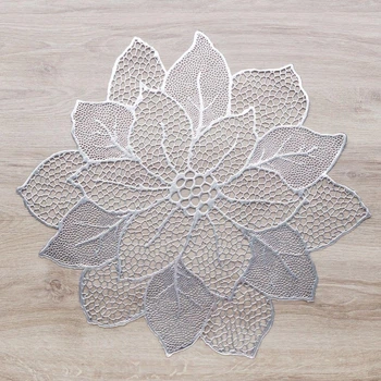 Салфетка-подставка Home&You Flower Серебряный