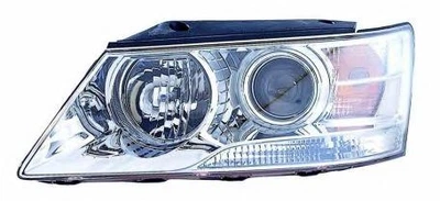 Фара Hyundai Sonata V (NF) (рестайлінг) 2008 - 2010, ліва штатна, електр., з сервоприводом, (Depo, fp1052)