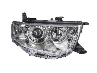 Фара Mitsubishi Pajero Sport II 2008 - 2015, права штатна, механ./електр., (Depo, fp699)