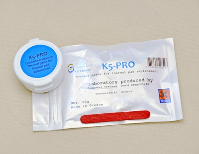 Термопрокладка жидкая CSL K5-PRO 5.3W/mk 20г термогель термопаста (TPr-K5-PRO-20)