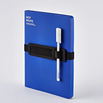 Блокнот Nuuna Not White Blue 16,5 x 20 см з синіми сторінками