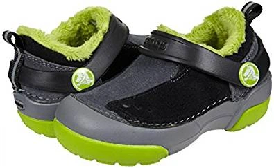 Слипоны Crocs Dawson slip-on lined sneakerps 25 (Серо-зеленые)