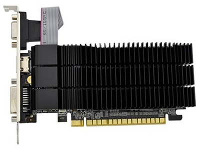 Видеокарта AFOX PCI-Ex GeForce G210 1GB GDDR3 (64bit) (589/1040) (DVI, VGA, HDMI) (AF210-1024D3L5-V2)