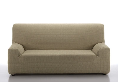 Чехол натяжной на 3-х местный диван Лугано Cosa Textile Лен