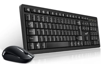 Комплект беспроводный Genius SlimStar 8200 WL Black Ukr