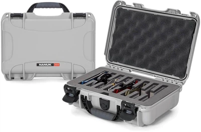 Захисний кейс для ножів Nanuk 909 insert for 8 Knives Silver (909-8KNI5)