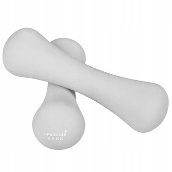 Виниловые гантели Springos 2 x 2.5 кг FA1041