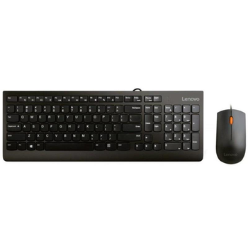 Комплект (клавиатура, мышь) Lenovo 300 Black (GX30M39635) USB