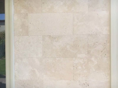Травертин LIGHT BRUSHED standard 1,2*30,5*61 см