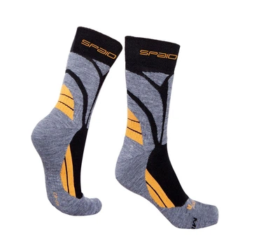 Носки трекинговые термоактивные SPAIO Trekking Merino 35-37 серый/оранжевый