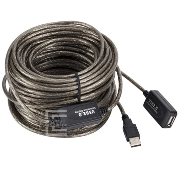 Удлинитель USB2.0 активный, Ewell, 25 м (EW489)