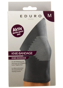 Бандаж на колено Eduro L серый F04-370235