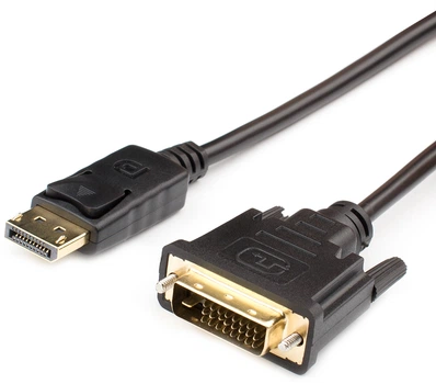Кабель Atcom DVI-DIsplayport 1080P 1.8 м Черный (9504)