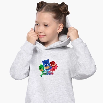 Детский худи Щенячий патруль (PAW Patrol) Светло-серый меланж (9298-1611) 128 см