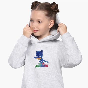 Детский худи Щенячий патруль (PAW Patrol) Светло-серый меланж (9298-1614) 116 см