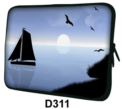 Чехол для планшета/нетбука 12.2" HQ-Tech D311 "Парусник", неопрен 3мм, картинка с фотографическим качеством