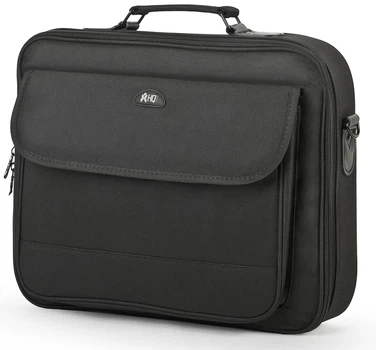 Сумка для ноутбука 15.6" HQ-Tech (EE-1516H Black), нейлон 600D, жорсткий каркас