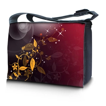 Сумка для ноутбука с клапаном 15.6" HQ-Tech (H19851) Messenger Bag с картинкой фотографического качества нейлон 1680D