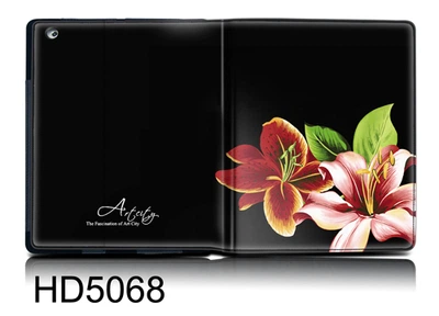 Чехол для iPad2/3/4 HQ-Tech 5068 "Абстракция цветы" картинка с фотографическим качеством