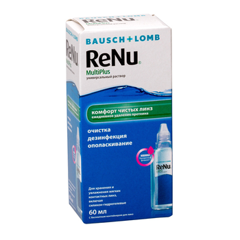 Раствор для контактных линз Bausch & Lomb ReNu MultiPlus 60 ml (LP-RNMP)