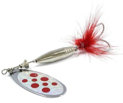 Блесна Balzer Colonel Classic Standard Spots Spinner 10 г Silver with Red (13032 010)