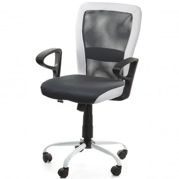 Крісло офісне LENO, Black-white 27785