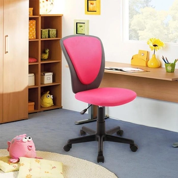 Дитяче комп'ютерне крісло BIANCA, Pink-dark grey 27793