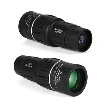 Лучший монокуляр Bushnell, для общего назначения 16x52 WP S цвет-черный. 20018