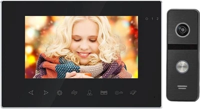 Комплект видеодомофона CoVi Security Onyx FHD Black + Iron FHD Black