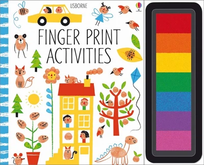 Книга-раскраска Usborne Fingerprint Activities (9781409581895)